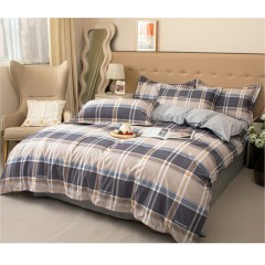 花花公子 抗菌全棉四件套-格子世界 200cm*230cm H4QM24