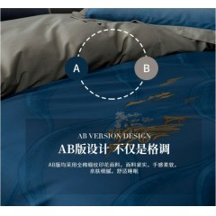 水星家纺 月下轻歌长绒棉抗菌四件套 1.8m床  220cm×240cm 122102