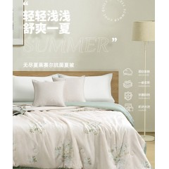 水星家纺 无尽夏莱赛尔抗菌夏被 200cm×230cm 127604