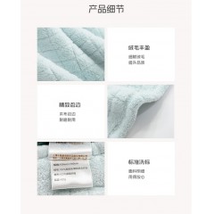 水星家纺 菠萝格毛巾毯 100*140cm 126201