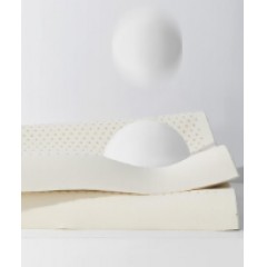 水星家纺 百思曲线天然乳胶枕 40*60*8/10cm  123030