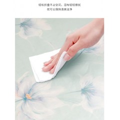 水星家纺 浮光花影印花冰丝席 180cm×200cm 127629