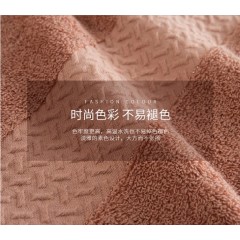 水星家纺 艾米长绒棉毛巾（柔玫瑰色）35*70cm 122266