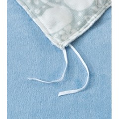 洁丽雅 全消光雕花牛奶绒四件套 200*230cm  星蓝 CP1712