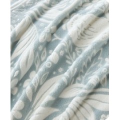 洁丽雅 全消光雕花牛奶绒四件套 200*230cm  星蓝 CP1712