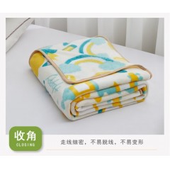 洁丽雅 精致法兰绒毯 150*200cm 640g CP1207-1