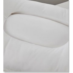 洁丽雅 白色星级枕（一对） 40*65cm*2   CP1091