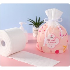 洁丽雅 棉柔巾 一次性加厚 珍珠纹 洗脸巾 200*200mm*60片/卷 MRJ111