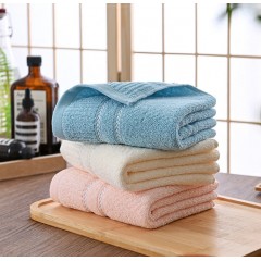 洁丽雅 清柔-5 70*34cm 70g 纯棉面巾*5条（颜色混发）