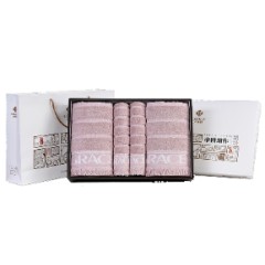 洁丽雅 商旅臻品-7   面巾*2条 76*34cm  115g、浴巾*2条 140*70cm  415g