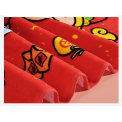 洁丽雅 120*60cm  285g  多用巾*1条 么么哒多用巾国潮手提式礼盒