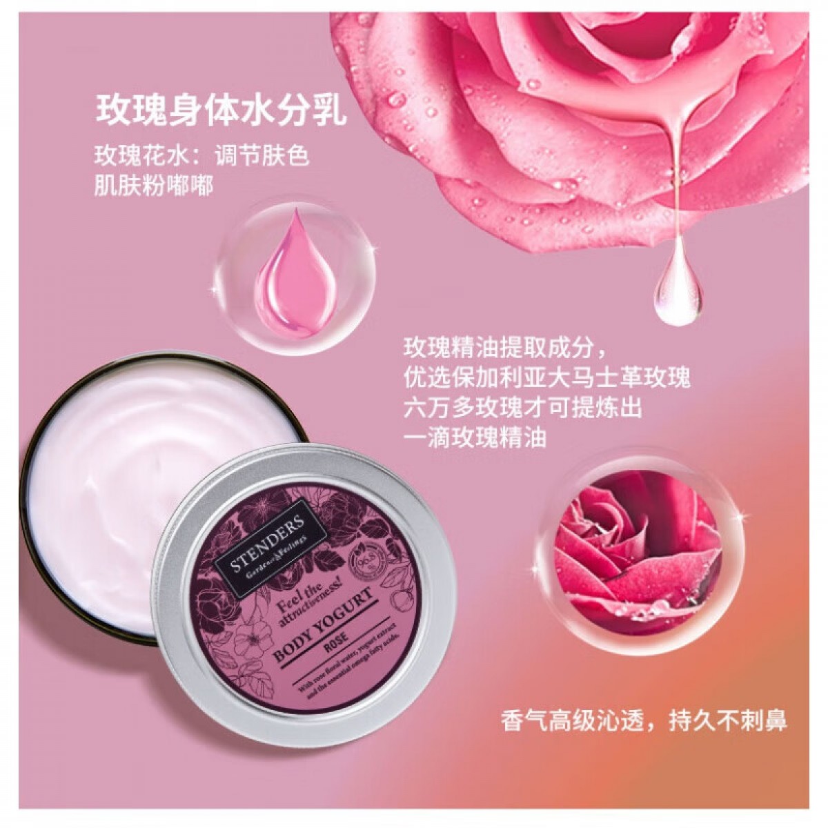 施丹兰 玫瑰/ 薰衣草/葡萄柚/蔓越莓  身体水分乳 220g