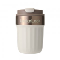 乐扣乐扣  潮酷咖啡杯 350mL  LHC6799FU（白金）/LHC6798FU（黑金）