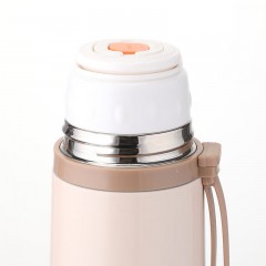 乐扣乐扣 炫彩提手保温杯（渐咖）500mL  LHC6791FU