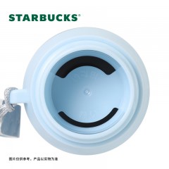 星巴克 青雾梦影款茶滤提手保温杯  520mL 11164853