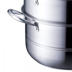 苏泊尔   易存储不锈钢三层复底蒸锅 28cm  SZ28B25