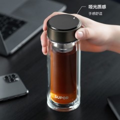 苏泊尔  玻璃杯简系列双层高硼硅 330ml KC33GU10