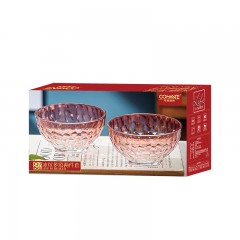 可美瑞特（COMATE） 冰纹多彩两件套 碗400ml*2  YTBWDC/L2
