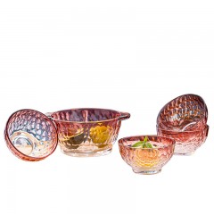 可美瑞特（COMATE） 冰纹多彩五件套 双耳大碗/1000ml+碗/400ml  YTBWDC/L5