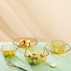 可美瑞特（COMATE） 前程似锦五件套B 小碗290ml*2+盘*1+大碗750ml*2  YTQCSJ/L5B