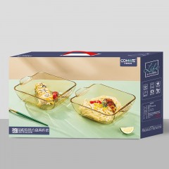 可美瑞特（COMATE）前程似锦方盘两件套 方盘850ml*2  YTFP/L2