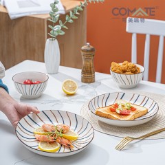 可美瑞特（COMATE）沉鱼落雁五件套A  大碗1400ml*1+碗360ml*2+圆盘*2   YTCYLY/L5A