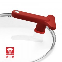 康巴赫（KBH）经典红304蜂窝炒锅 32cm  LPB-C32H