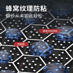 康巴赫（KBH）第五代抗菌蜂窝炒锅 32cm KGD-C32W