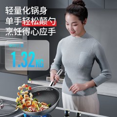 康巴赫（KBH）第六代红点控温蜂窝炒锅 32cm KGH-C32A