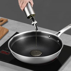 康巴赫（KBH）304不锈钢旗舰款两件套 炒锅32cm+汤蒸锅22cm LPB-QT02