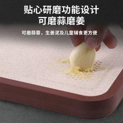 康巴赫（KBH）抗菌不锈钢双面菜板 43.5*30.5*2cm KCB30A3