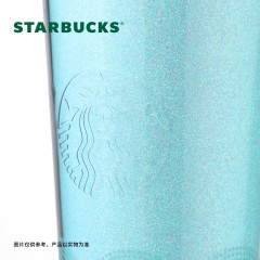 星巴克 青雾梦影款双层吸管杯  710mL 11164859
