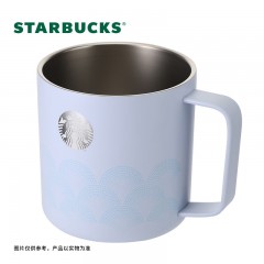 星巴克 微蓝韵律款吸管保温杯 355mL 11168501