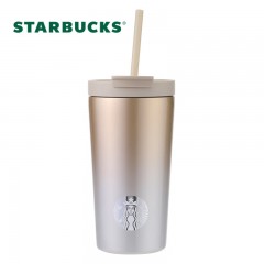 星巴克  星巴克流光溢彩款双饮口吸管杯 530mL 11164850