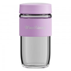 万象 银离子抗菌单层玻璃杯  380ml U851S