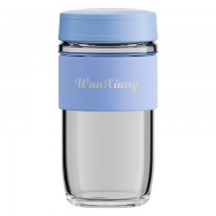 万象 银离子抗菌单层玻璃杯  380ml U851S