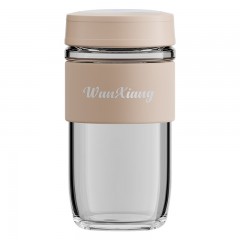 万象 银离子抗菌单层玻璃杯  380ml U851S