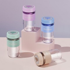 万象 钛银抗菌单层玻璃杯 380ml U852