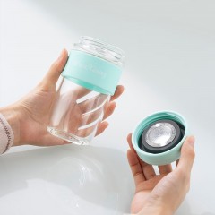 万象 钛银抗菌单层玻璃杯 380ml U852