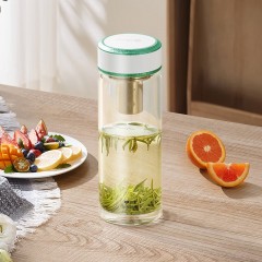 万象 钛银抗菌单层玻璃杯 400ml TU46