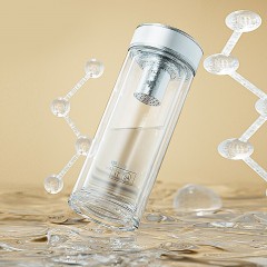 万象 钛银抗菌双层玻璃杯  200ml  TV45L