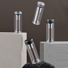 万象 双层玻璃杯 370ml   V366RL