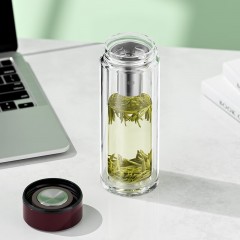 万象 双层玻璃杯 370ml  V265R