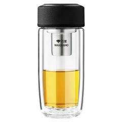 万象 双层玻璃杯 360ml  V17L