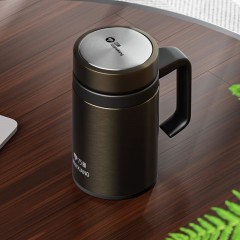 万象  不锈钢真空保温办公杯 500ml  S28