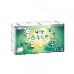 心相印  茶语经典30包装四层印花手帕纸*1条  CY1730（单条）