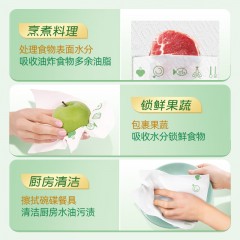 心相印   绒立方6粒装85节印花厨房纸巾  TKT1085（电商箱装）