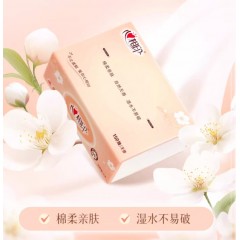 心相印  经典系列150抽二层塑装纸面巾4包*5提（150抽/包）  DT25150（箱装）