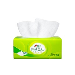 心相印   云感系列90抽18包三层立体压花塑装纸面巾箱装  DT17090（箱装）