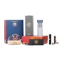 Thermos膳魔師  福睿龙杯-玻璃杯沉香组  400ml